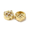 Rack Plating Brass Micro Pave Cubic Zirconia Beads KK-K377-18G-2