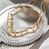 Rhombus Hollow Diamond 304 Stainless Steel Choker Necklaces FS-WGEDF7A-01-2