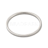 Non-Tarnish 304 Stainless Steel Simple Plain Band Finger Ring for Women Men RJEW-F152-05P-C-2