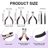 Carbon Steel & Stainless Jewelry Pliers Tool Kits TOOL-TA0001-08-3