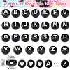 DIY Letter Stretch Bracelet Making Kit DIY-YW0007-60B-2