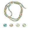 1 Strand Electroplate Glass Beads Strands GLAA-YW0004-49C-1