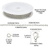 DIY Chain Bracelet Necklace Making Kit DIY-YW0007-05P-3