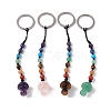 7 Chakra Gemstone Beads Keychain KEYC-F036-01-1