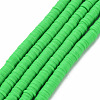 Handmade Polymer Clay Bead Strands CLAY-T002-6mm-43-1