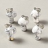 Natural Howlite Pendants GG-CBAA0EE-05P-24-1