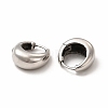 316 Surgical Stainless Steel Thick Hoop Earrings for Women EJEW-G344-01P-2