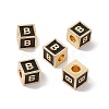 Rack Plating Brass Enamel Beads KK-B060-04G-01B-3