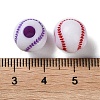 Opaque Acrylic European Beads SACR-P031-25A-3