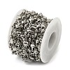 304 Stainless Steel Heart Link Chains CHS-A017-02B-P-2