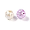 Plating Opaque Acrylic Beads X-MACR-K361-06-2