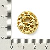 Rack Plating Brass Cubic Zirconia Pendants KK-S378-02G-O-3