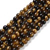 Natural Tiger Eye Beads Strands G-G099-4mm-4-1