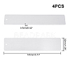 Stainless Steel Brushed Blank Bookmarks AJEW-UN0001-002-2
