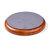 Flat Round Wood Pesentation Jewelry Bracelets Display Tray ODIS-P008-15C-02-2