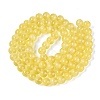 Transparent Glass Imitation Cat Eye Beads Strands GLAA-Q110-01C-17-2