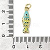 Brass Enamel Pendants X1-KK-A266-39G-04-3