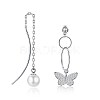 925 Sterling Silver Dangle Earrings and Stud Earrings EJEW-BB30466-8