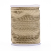 Round Waxed Polyester Cord X-YC-G006-01-1.0mm-20-1
