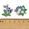 Alloy Enamel Pendants FIND-I064-06G-02-3