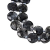 Natural Larvikite Beads Strands G-C116-A45-01-4