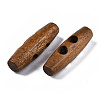 2-Hole Wooden Buttons WOOD-Q036-02-3