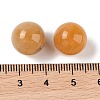 Natural Topaz Jade No Hole Sphere Beads G-K353-04B-17-3