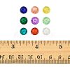 180Pcs 9 Colors Spray Painted Crackle Glass Beads Set CCG-FS0001-03-5