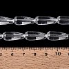 Transparent Glass Beads Strands GLAA-Q113-03A-A01-4