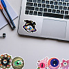 52Pcs 52 Styles Evil Eye Pattern Cartoon Paper Sticker Label Set STIC-P004-16-5
