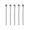 Tarnish Resistant 304 Stainless Steel Ball Head Pins X-STAS-M010-25mm-01-1