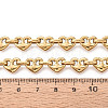 304 Stainless Steel Heart Link Chains CHS-Q009-03G-01-3