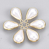 ABS Plastic Imitation Pearl Charms KK-S348-230B-1