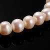 Natural Cultured Freshwater Pearl Beads Strands PEAR-E002-29-1