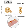 200Pcs Alloy Tube Bails FIND-SC0009-23G-2