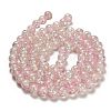 Spray Painted Crackle Glass Beads Strands CCG-Q002-10mm-01-4