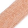 Transparent Glass Beads Strands GLAA-G125-01A-03-1