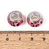 Opaque Resin European Beads RESI-N044-03S-01-4