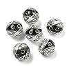 Halloween Series Wood European Beads WOOD-U002-01B-1