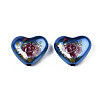 Spray Painted Opaque Acrylic Beads SACR-S305-28-D03-2