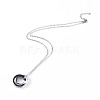 304 Stainless Steel Pendant Necklaces NJEW-L155-05-2