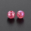 Transparent Crackle Acrylic Beads MACR-S373-66-L02-3