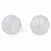 Spray Painted Acrylic Beads MACR-T037-01G-4