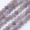 Natural Grade A Striped Agate/Banded Agate Beads Strands X-G-E478-04-6mm-1