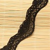 Lace Trim Stretch Nylon Ribbon for Jewelry Making ORIB-F001-30-1
