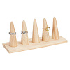Wood Ring Display Stands ODIS-WH0001-42-1