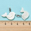 Natural Freshwater Shell Pendants PALLOY-Q462-04P-3