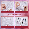 2Sets 3-Tier Transparent Acrylic Nail Polish Organizer ODIS-NB0001-62-3