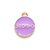 Alloy Enamel Pendants ENAM-S124-01A-01L-3