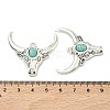 Bohemian Synthetic Turquoise Cattle Pendants FIND-Z112-01AS-05-3